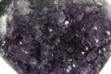 Dark Purple Amethyst Heart - Uruguay #343733-1
